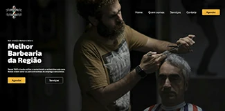 Landing Page Barber Shop