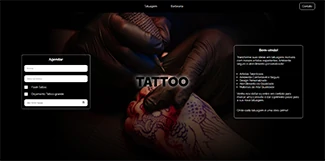Landing Page Tattoo e Barbearia