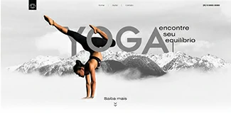 Landing Page Yoga