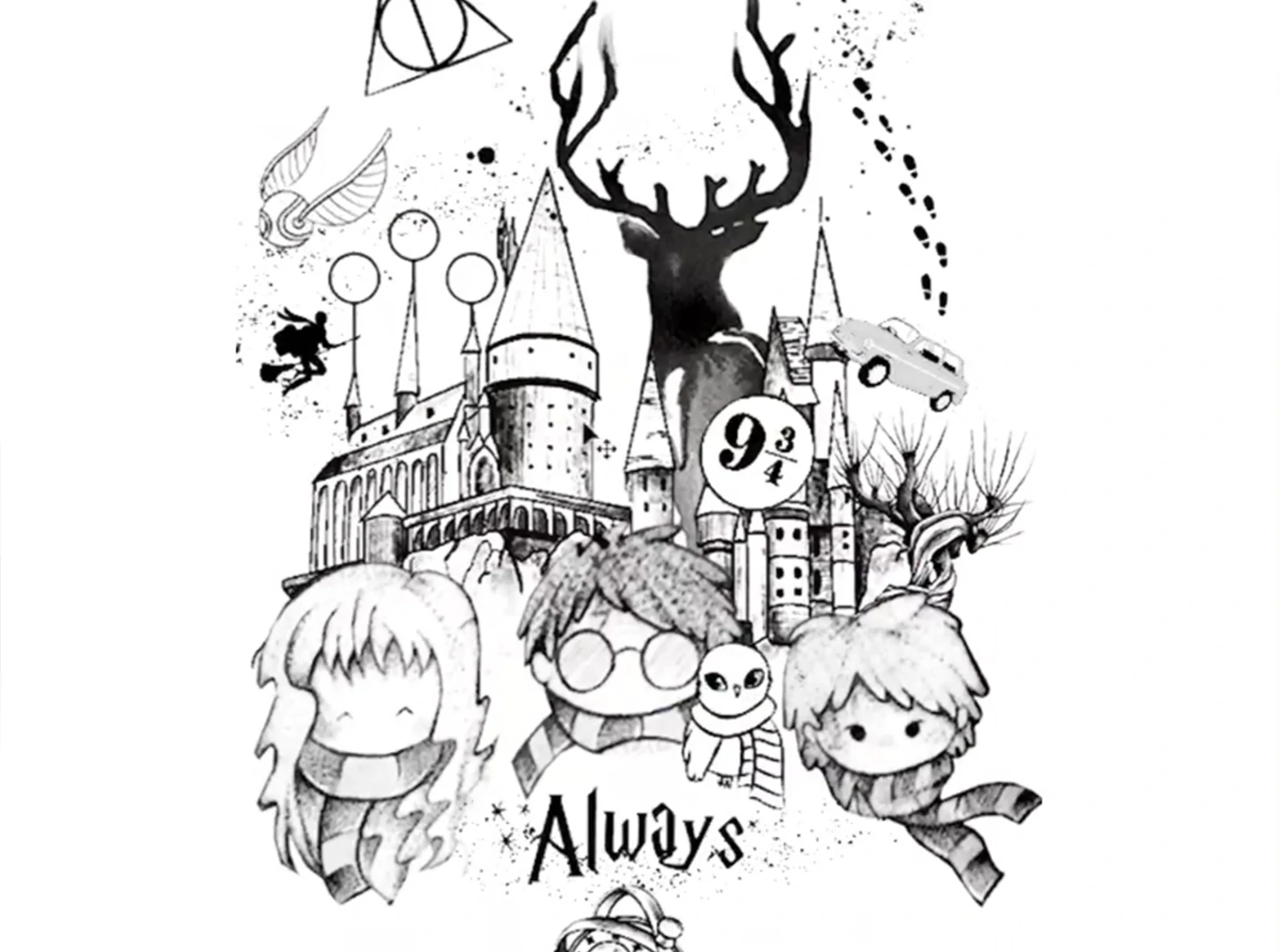 Desenho Digital Harry Potter